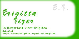 brigitta vizer business card